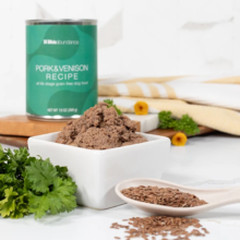 Pork and Venison Canned Dog Food