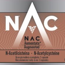 Back of Bottle of Augmented NAC