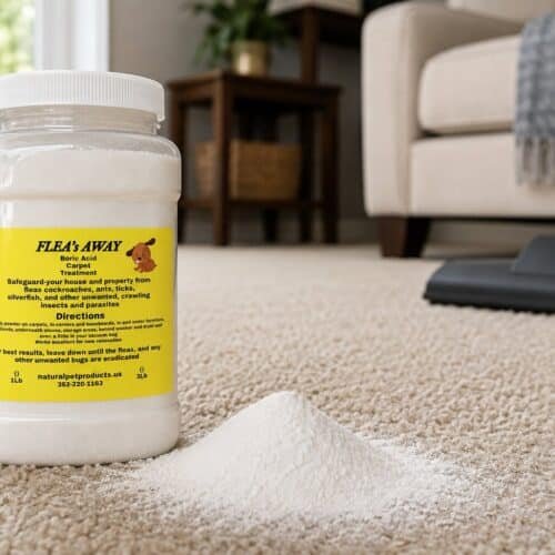 Fleas Away: How Boric Acid Carpet Treatment Can Help Control Fleas